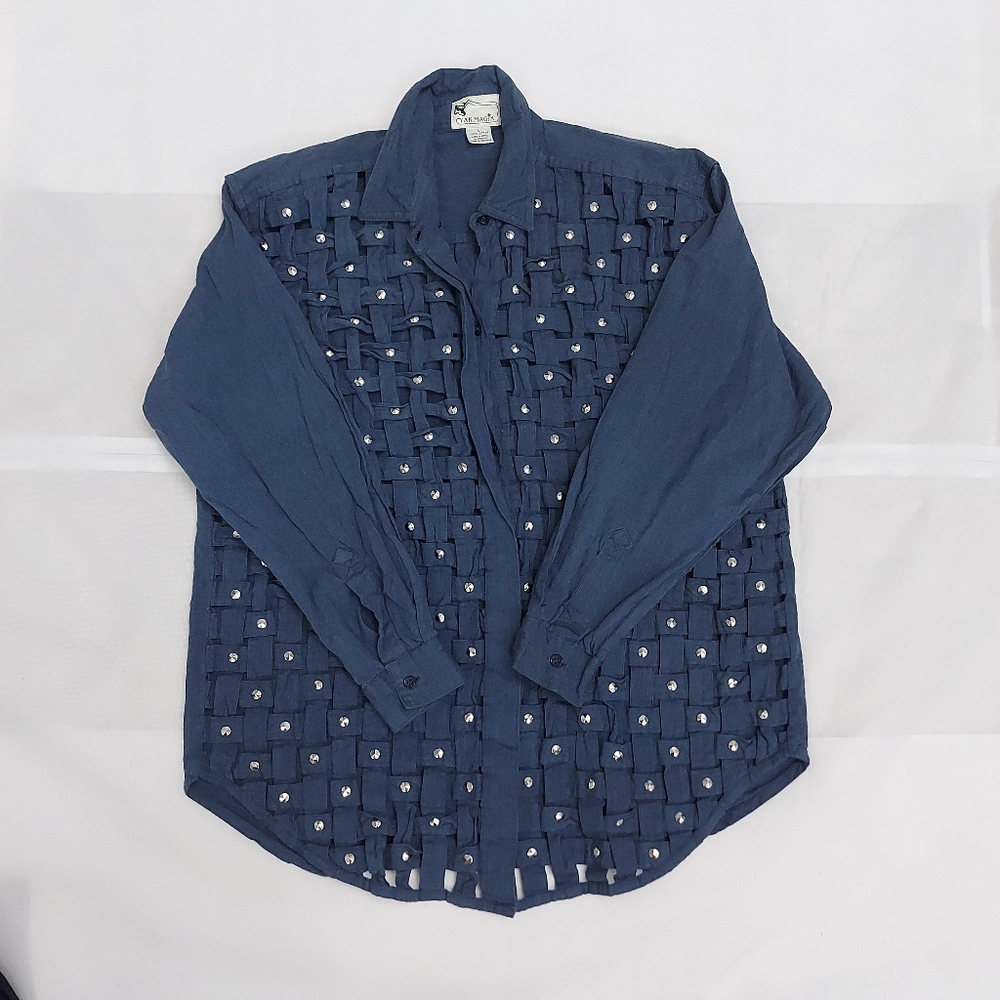 Yak Magik long sleeve button up polo shirt